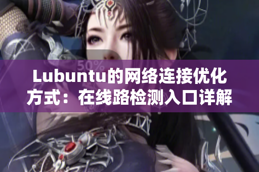 Lubuntu的網(wǎng)絡(luò)連接優(yōu)化方式：在線路檢測入口詳解