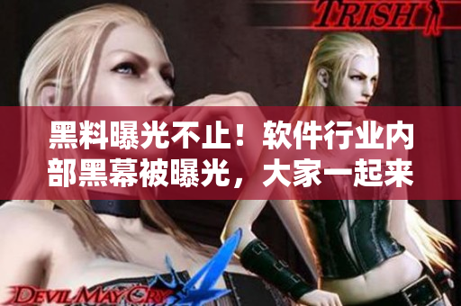 詳細閱讀:黑料曝光不止!軟件行業內部黑幕被曝光,大家一起來看! 黑料曝光不止!軟件行業內部黑幕被曝光,大家一起來看!