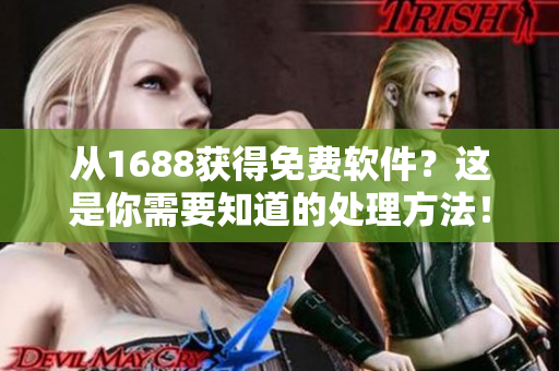 從1688獲得免費軟件？這是你需要知道的處理方法！