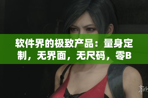 軟件界的極致產品：量身定制，無界面，無尺碼，零BUG
