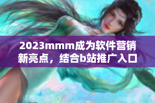 2023mmm成為軟件營銷新亮點(diǎn)，結(jié)合b站推廣入口引爆市場